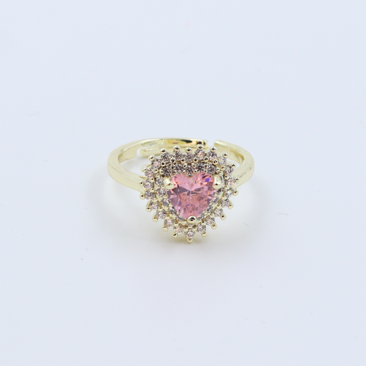 Viqso Princess Heart Ring