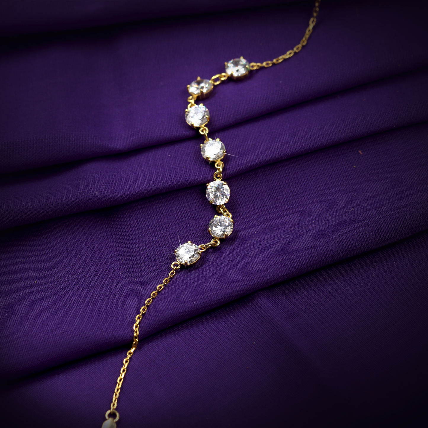 925 Sterling Silver Four-Leaf Clover Bracelet