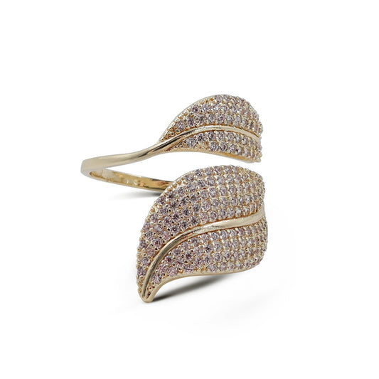 Golden Leaf Luxe Ring