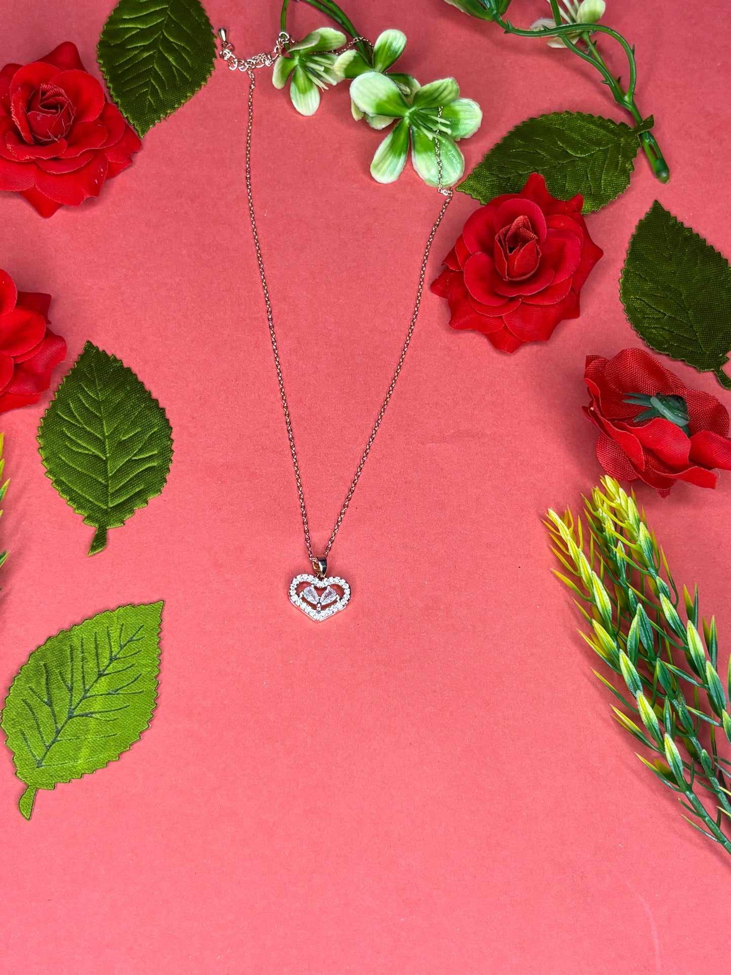 Twilight Embrace Heart Pendant