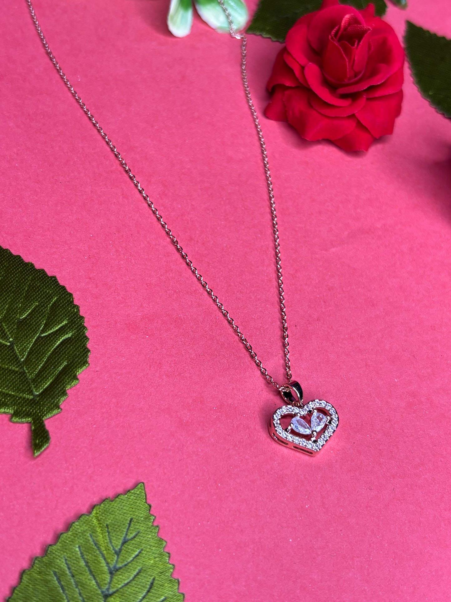 Twilight Embrace Heart Pendant