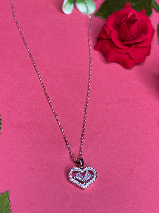 Twilight Embrace Heart Pendant