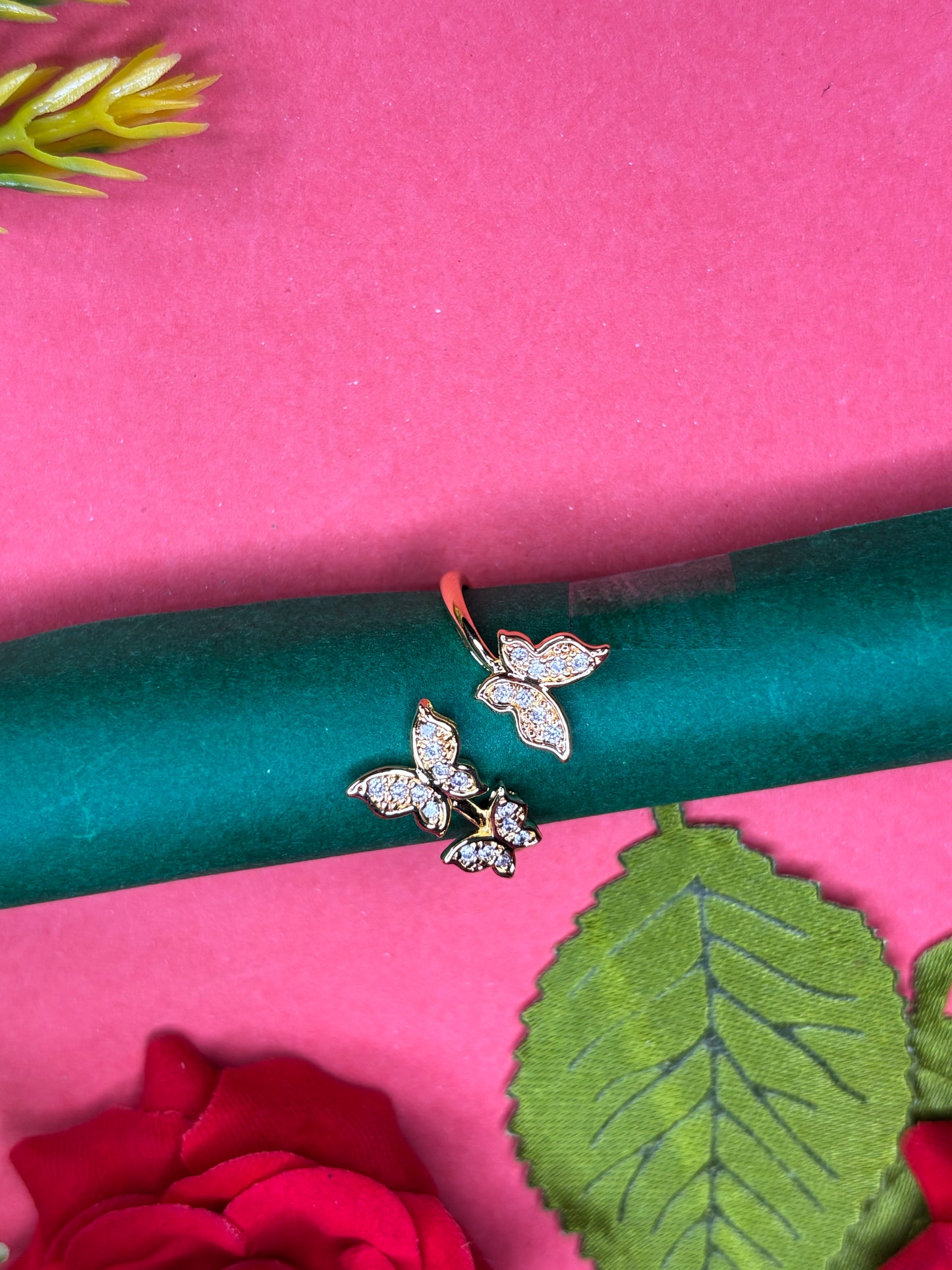 Butterfly Bloom Adjustable Ring