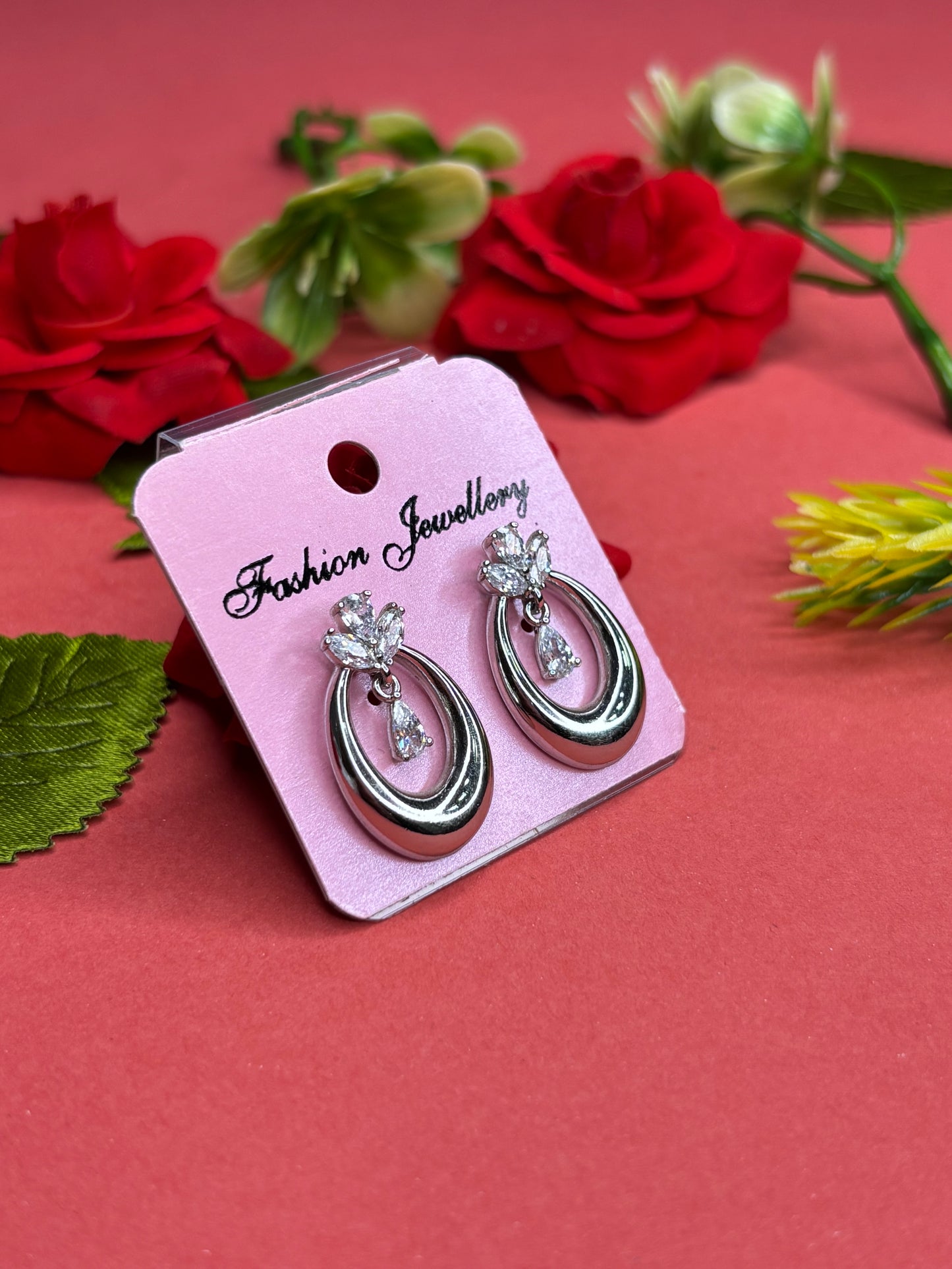 Celeste Hoop Drop Earrings