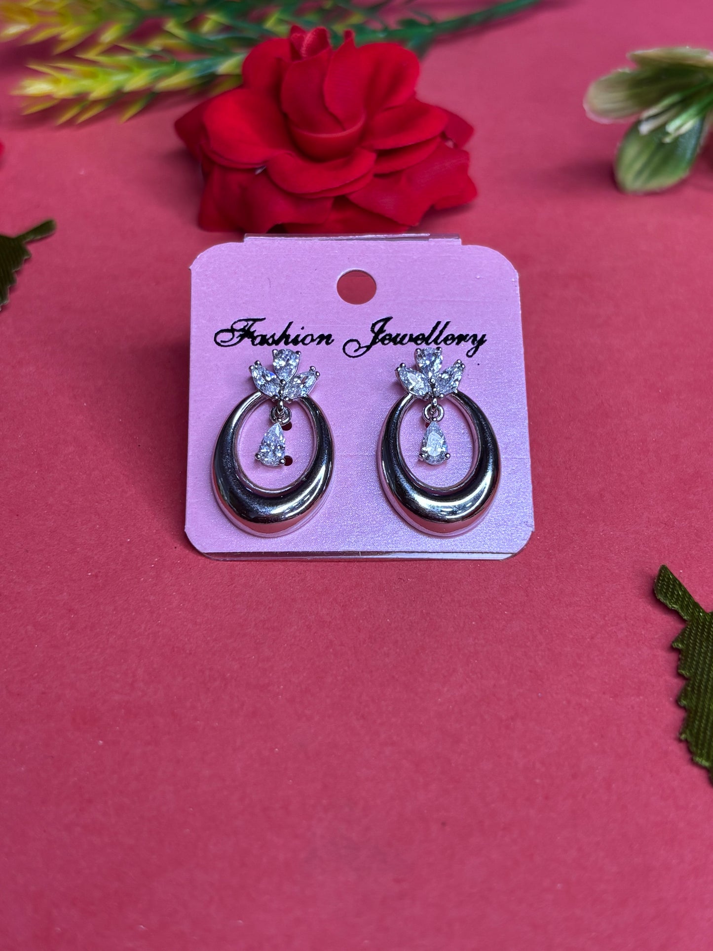 Celeste Hoop Drop Earrings – Golden Edition