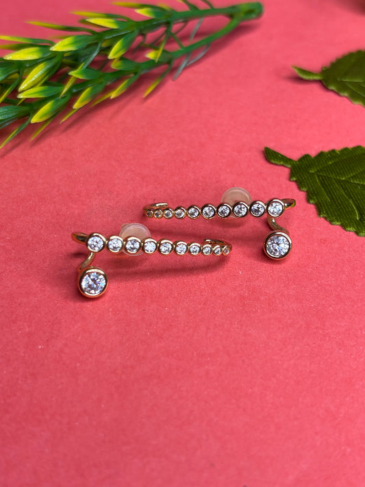 Aurora Line Climber Earrings