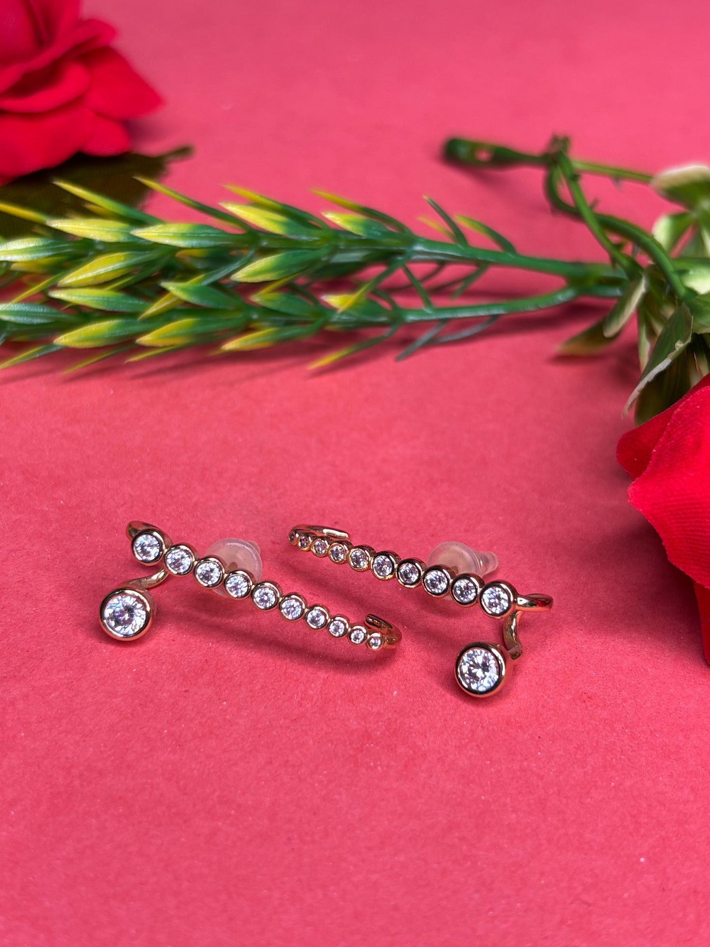 Aurora Line Climber Earrings