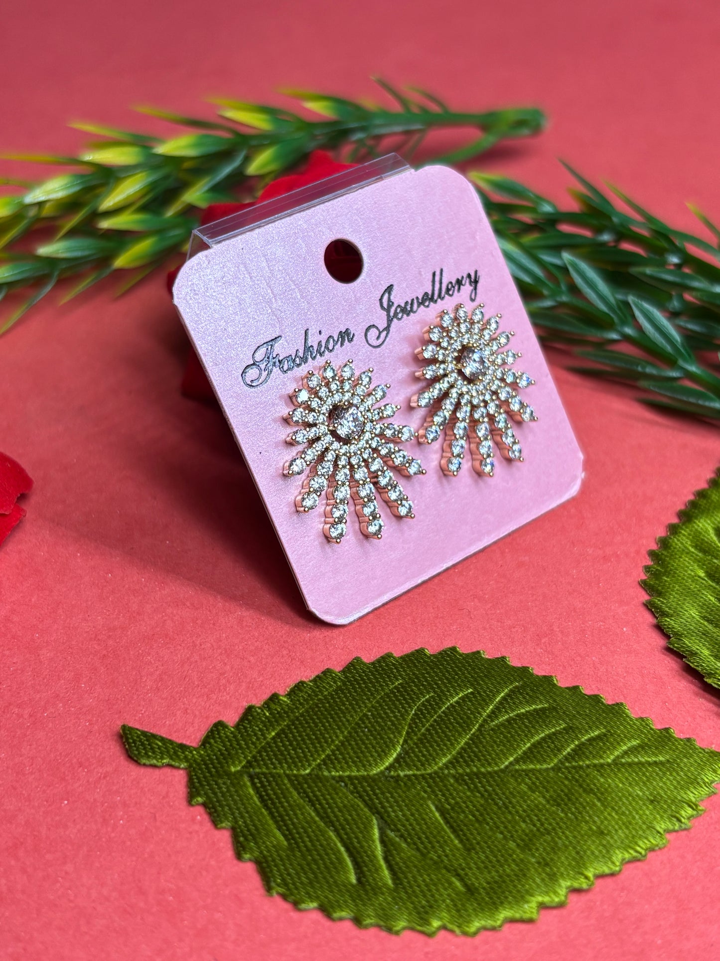 Stellar Radiance Burst Earrings