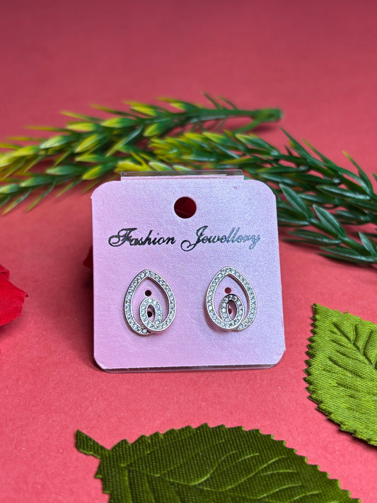 Crystal Dewdrop Studs