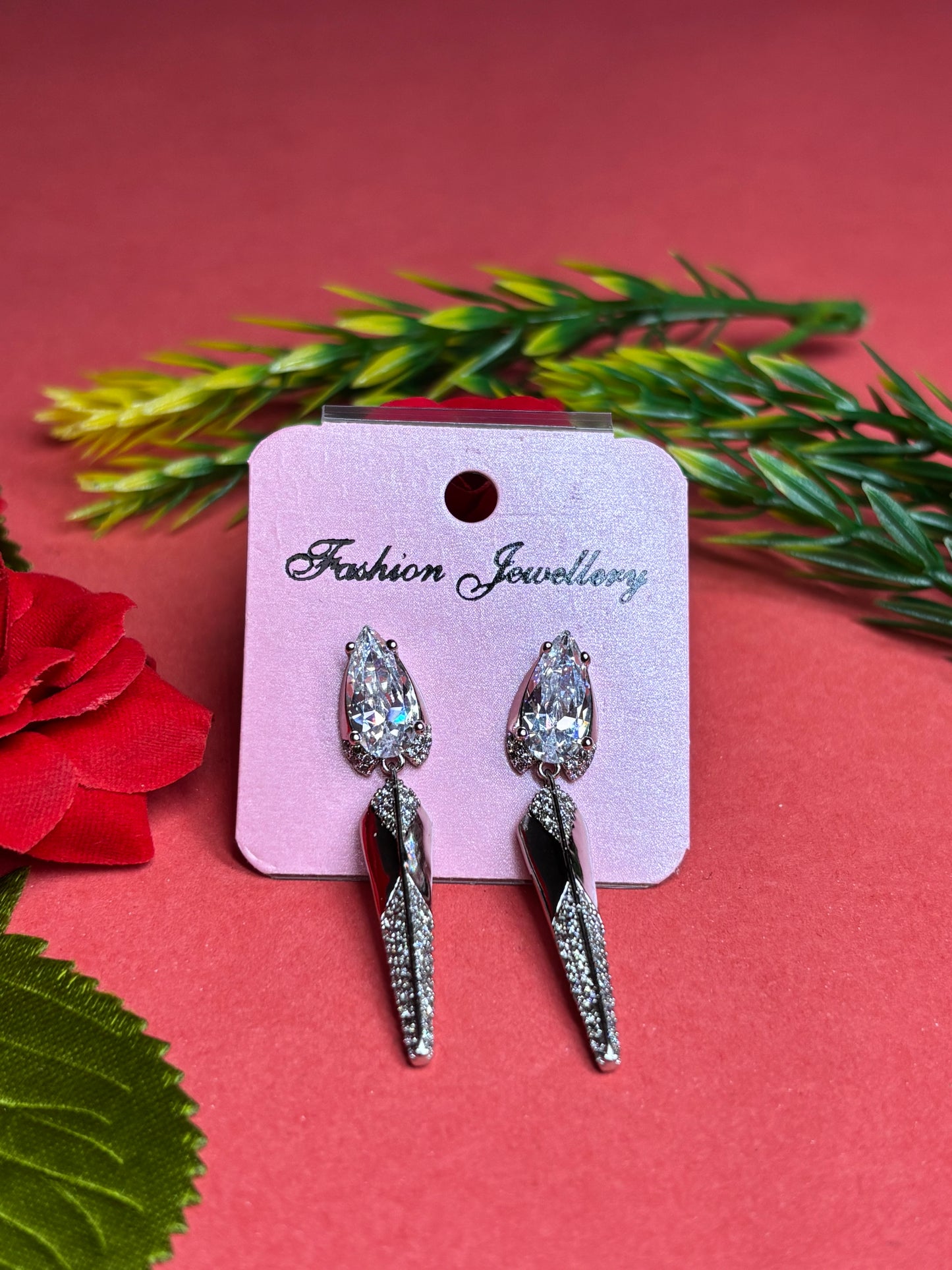 Starlit Teardrop Danglers