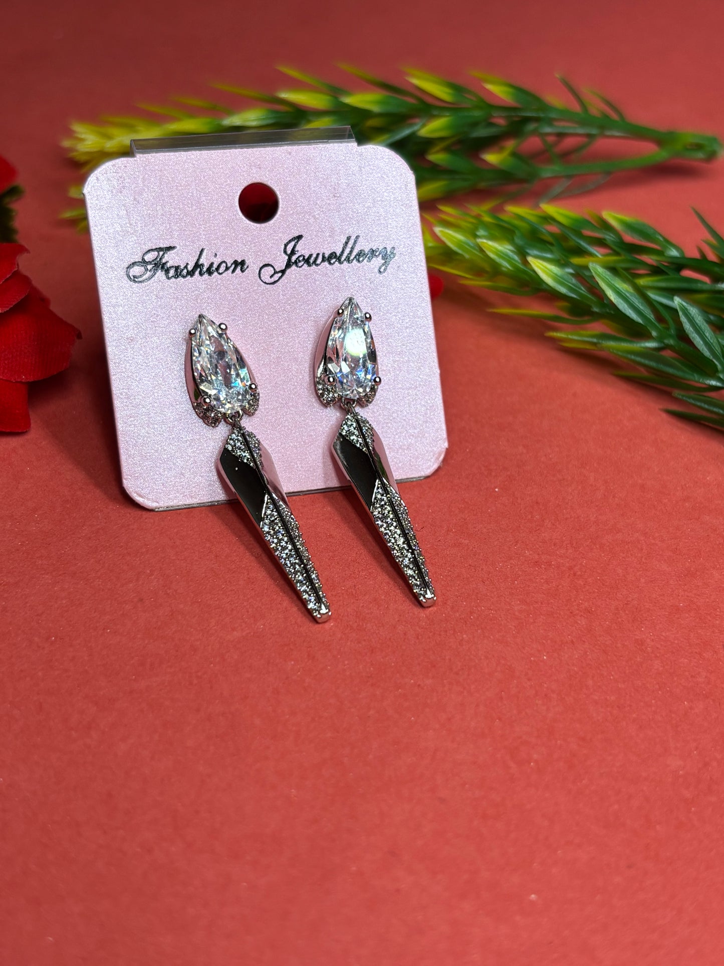 Starlit Teardrop Danglers