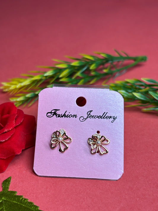 Blush Bloom Pearl Studs