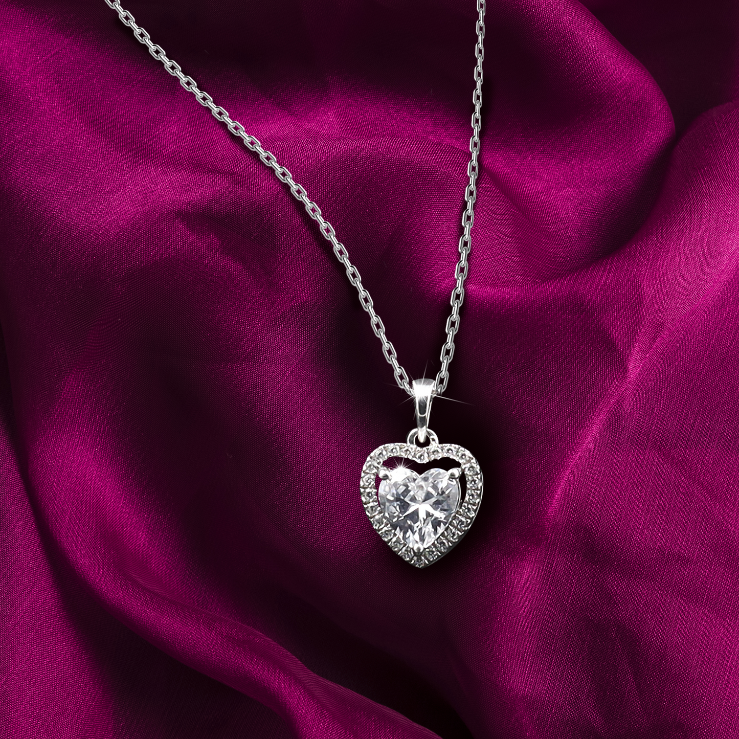 ETERNAL Love Heart Pendant - 925 Sterling Silver