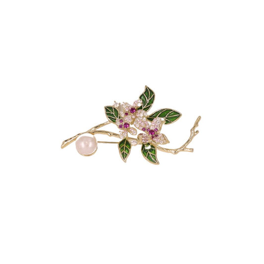 Viqso Blossom Pearl Brooch