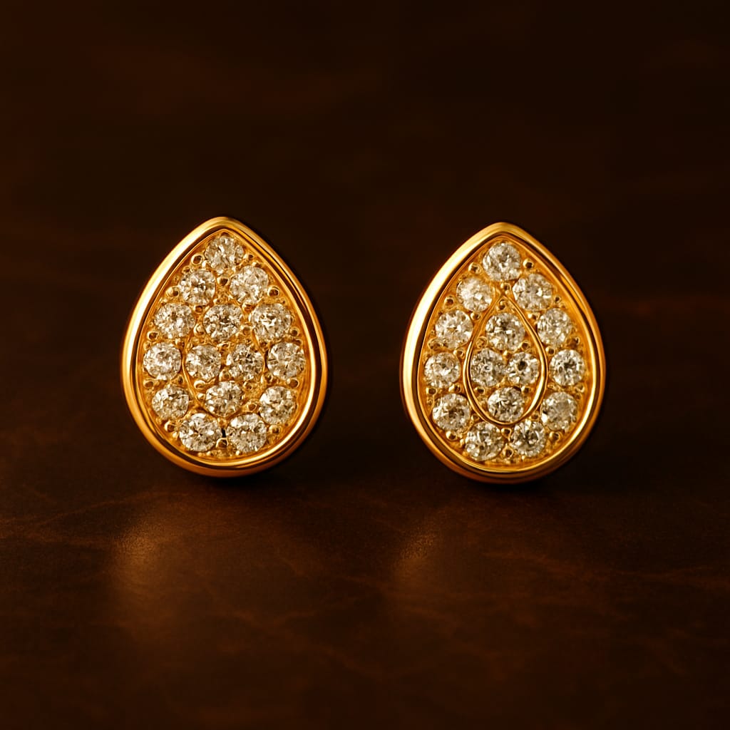 Viqso Teardrop Elegance Gold-Plated Set