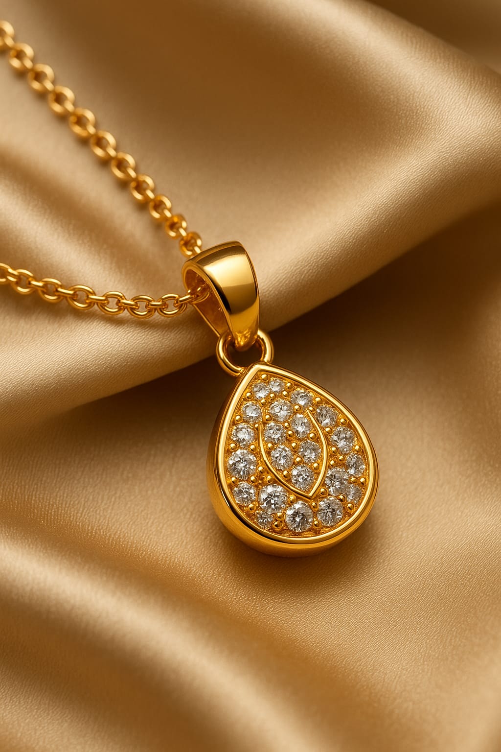 Viqso Teardrop Elegance Gold-Plated Set