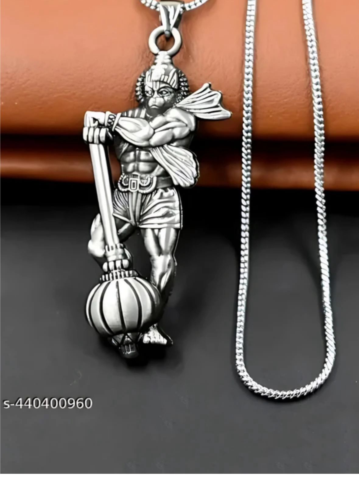 Viqso Divine Harmony Brass Hanuman Pendant