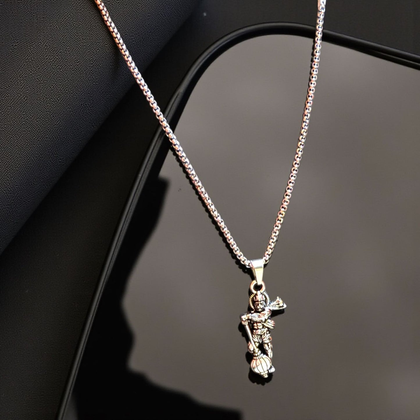 Viqso Divine Harmony Brass Hanuman Pendant