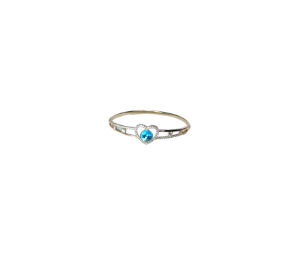 Viqso Azure Heart Bangle
