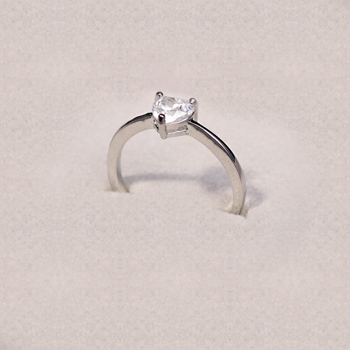 Aurora Solitaire – 925 Sterling Silver Ring